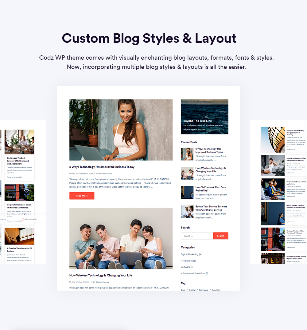 Custom Blog Styles and Layout